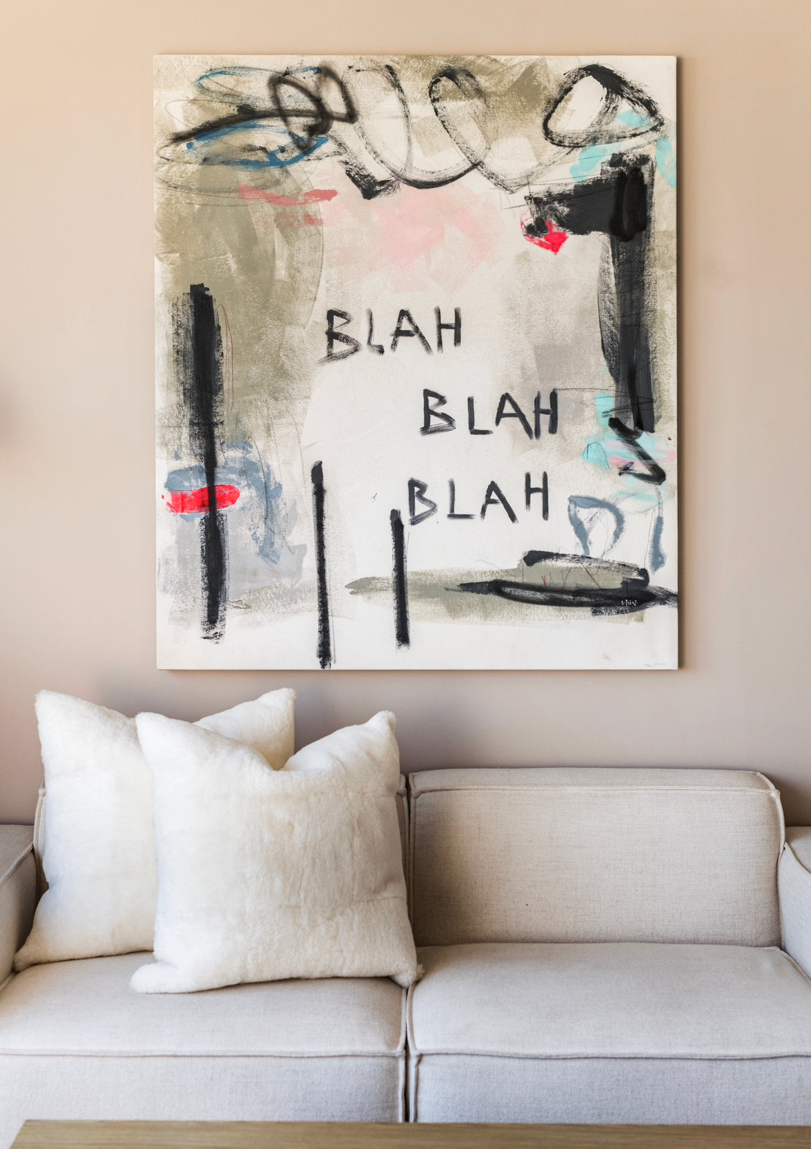 Arte Blah (1.2m x 1.4m)